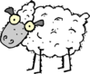 Diseased Looking Sheep Clip Art